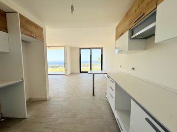Brand New Bodrum Apartment For Sale In Gumusluk - Large kitchen