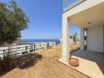 Brand New Bodrum Apartment For Sale In Gumusluk - Garden with sea views