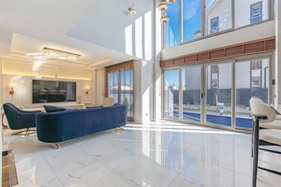 Deluxe Golf Villa With A Private Pool For Sale In Belek - From the kitchen to the lounge