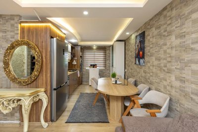 Belek Golf Villa With A Private Pool For Sale - From the lounge to the kitchen