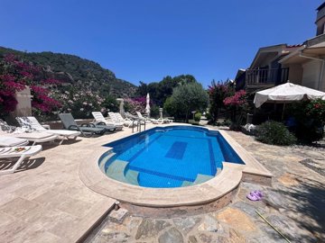 Villa By The River For Sale In Picturesque Dalyan - Communal pool and sun terraces