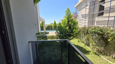 Prestigious 4-Bedroom Villa For Sale In Kadriye, Belek - Garden views from the balcony