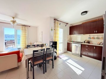 Sea-View Bodrum Property For Sale In Bitez - Lounge and kitchen
