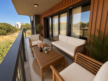 Modern Kusadasi Apartments For Sale - Large balcony