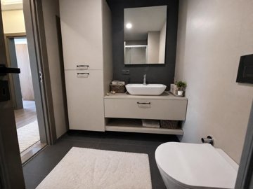 Modern Kusadasi Apartments For Sale - Bathrooms with storage solutions