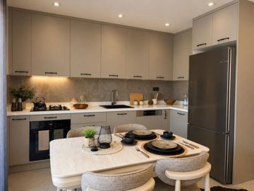 Modern Kusadasi Apartments For Sale - Dining area and kitchen