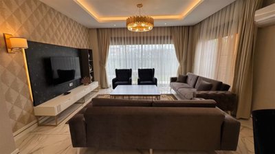 Flawless Villa For Sale In Belek, Antalya With A Pool, Garden & Parking - Spacious lounge