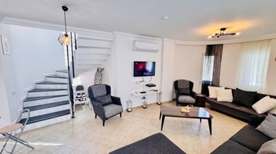 Glamourous Villa With A Private Pool For Sale In Antalya - Modern, fully furnished lounge