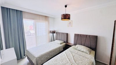 Glamourous Villa With A Private Pool For Sale In Antalya - Furnished twin bedroom