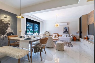 Smart Home Villa For Sale in Belek With A Private Pool, Sauna, & Garden - Spacious lounge