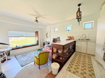 Nature View Bodrum Villa With A Private Pool For Sale In Bogazici - Kitchen to the lounge