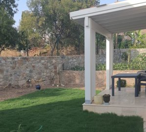 Detached Bodrum Villa For Sale Near Central Gumusluk - Private garden and terrace