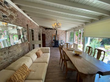 Inspiring Stone House For Sale In Ayvalik - Beautiful beamed ceilings in the sitting area
