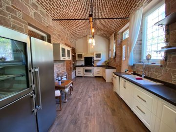Inspiring Stone House For Sale In Ayvalik - Very large kitchen with a range of appliances