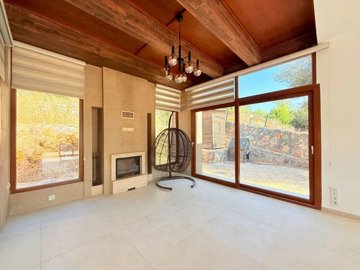 Brand New Detached Luxury Villa In Bodrum For Sale - Beautiful beamed ceiling