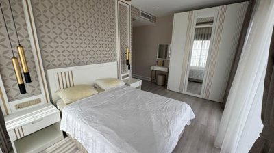 Antalya Smart Villa For Sale With Private Spa Facilities - Elegant double bedroom