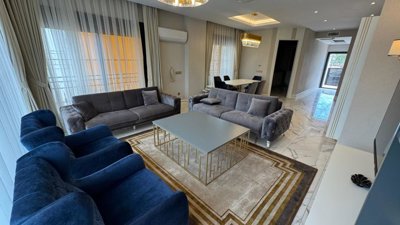 Antalya Smart Villa For Sale With Private Spa Facilities - Lounge and dining area