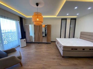 Sea View Villa For Sale In Kusadasi - Master bedroom with terrace