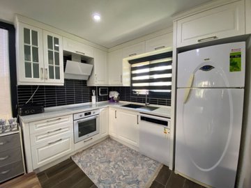 Sea View Villa For Sale In Kusadasi - Kitchen fully fitted with white goods
