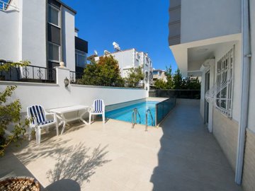 Furnished Semi-Detached Villa For Sale In Didim – Private swimming pool & outdoor space