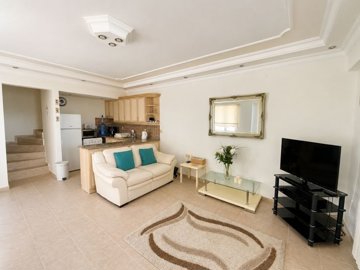 Furnished Semi-Detached Villa For Sale In Didim – Fully furnished lounge