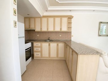 Furnished Semi-Detached Villa For Sale In Didim – Fully fitted kitchen with white goods