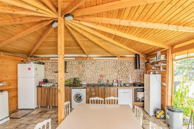 Incredible Antalya Property For Sale - Exterior kitchen and seating area
