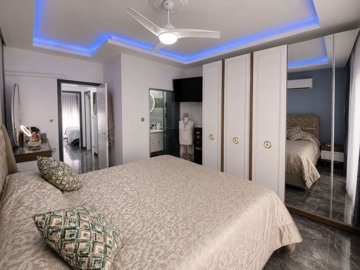 Semi-Detached Villa For Sale In Didim – Bedroom with an ensuite