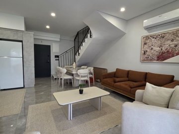 Key-Ready Villas For Sale In Kusadasi - Lounge and staircase