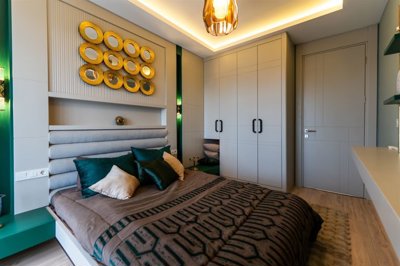 Modern Antalya Apartments For Sale - Relaxing double bedroom
