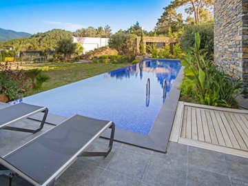 Two Detached Stone Villas In Bodrum For Sale - Serene pools and sunbathing terraces