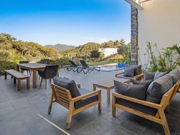 Two Detached Stone Villas In Bodrum For Sale - Terrace with complete privacy