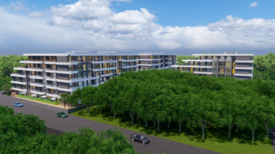 Off-Plan Antalya Apartments In Altintas For Sale - Lush green surroundings