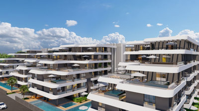Off-Plan Antalya Apartments In Altintas For Sale - Homes with balconies or terraces