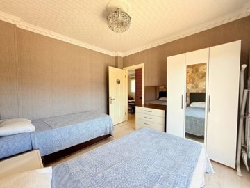 Nature View Apartment For Sale In Bodrum - Furnished twin bedroom