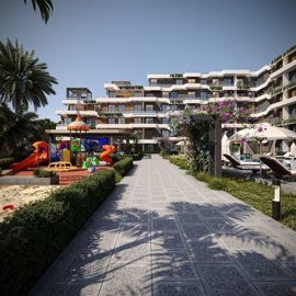 Off-Plan Investment Properties For Sale In Antalya - Children's play area and pathways