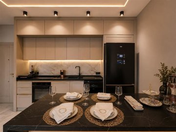 Off-Plan Investment Properties For Sale In Antalya - Fully built-in kitchen