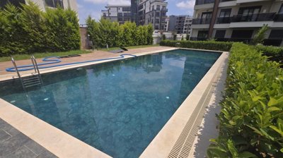 Contemporary Antalya Homes In Altintas For Sale - Pool and sunbathing terraces