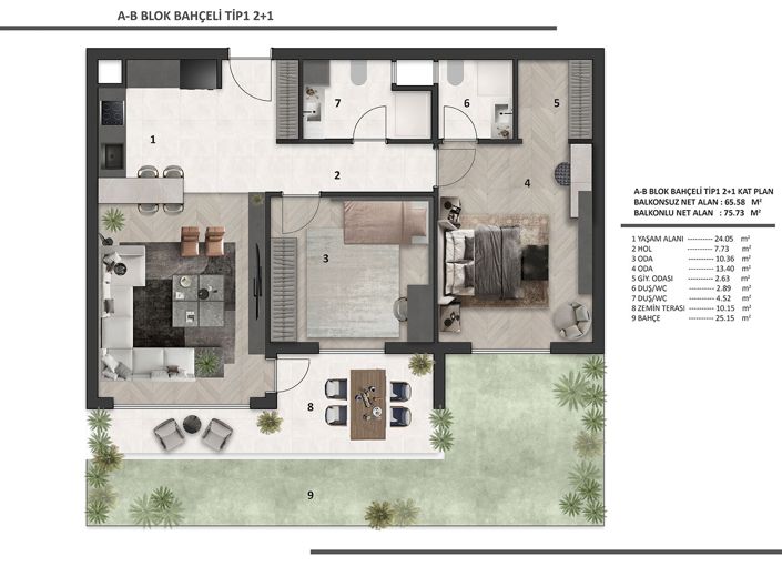 Image No.13-Appartement de 2 chambres à vendre à Antalya City 