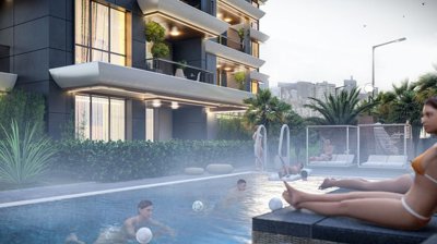 Trendy Investment Properties For Sale In Altintas, Antalya - Social areas