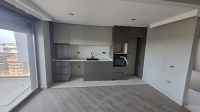 City View Apartment For Sale In Antalya - Kitchen and balcony access