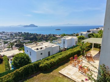 Sea View Villa For Sale In Kadikalesi, Bodrum - Amazing sea and nature vistas