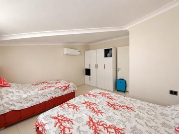 Sea View Penthouse For Sale In Didim - Bright and airy bedroom