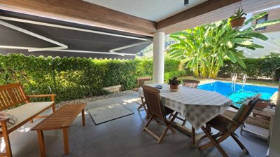 Exquisite Marmaris Villa For Sale - Poolside terrace