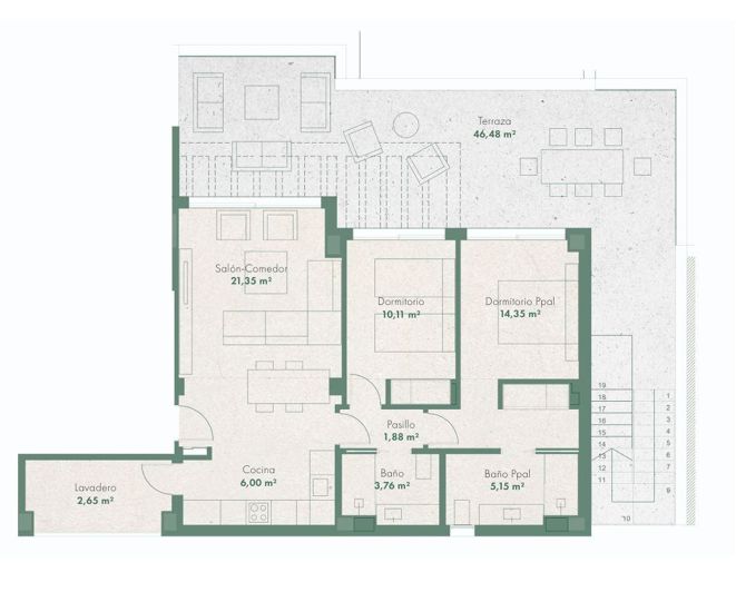 Image No.5-2 Bed Flat for sale