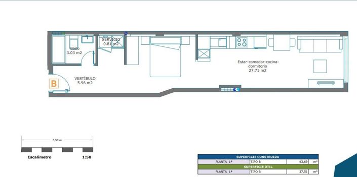 Image No.3-Studio for sale