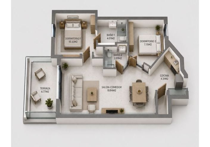 Image No.30-2 Bed Apartment for sale