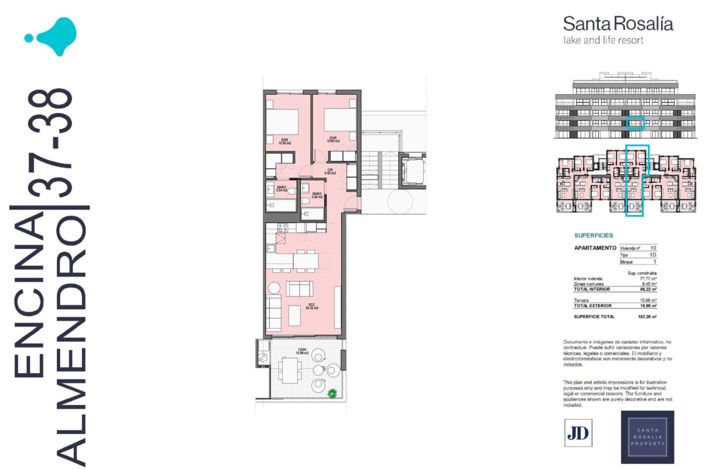 Image No.35-Appartement de 2 chambres à vendre à Santa Rosalia Lake and Life Resort