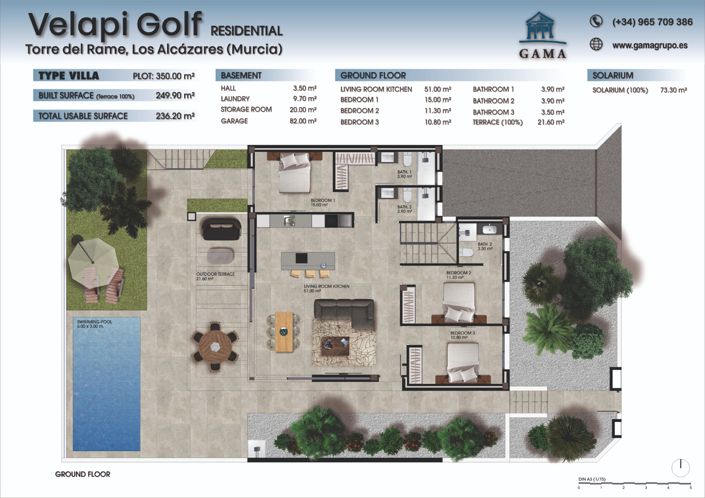 Image No.13-3 Bed Villa for sale