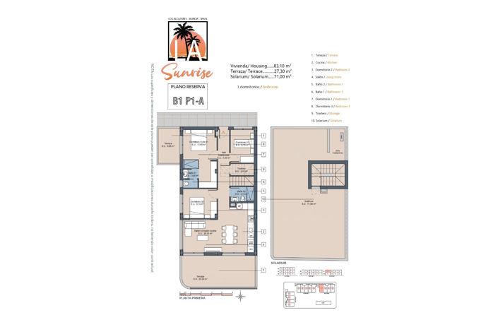 Image No.23-3 Bed Apartment for sale